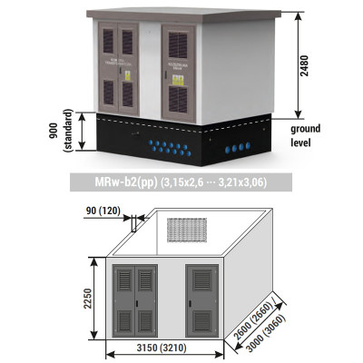 Transformatorska postaja MRwb-2 630kVA